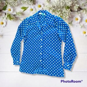 Vintage women's Polka-dot Button down Shirt